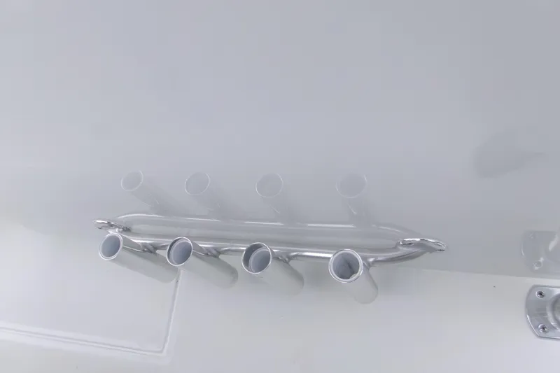 Slide: The Image of Rod holders on 2026 Contender 28 Tournament boat, sleek and functional design. - 13
