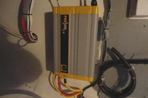 Slide: The Image of ProLine 2.0 inverter installed on 1985 Pearson 43 Trawler boat. - 68