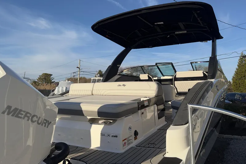 Slide: The Image of 2026 Sea Ray SLX 280 Outboard boat with Mercury engine. - 10