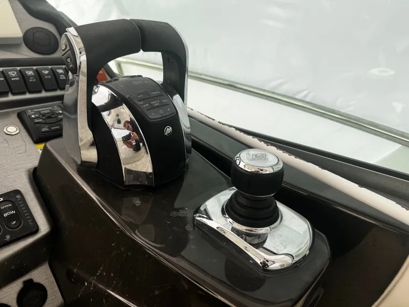 Slide: The Image of Control console of the 2016 Monterey 335 Sport Yacht. - 7