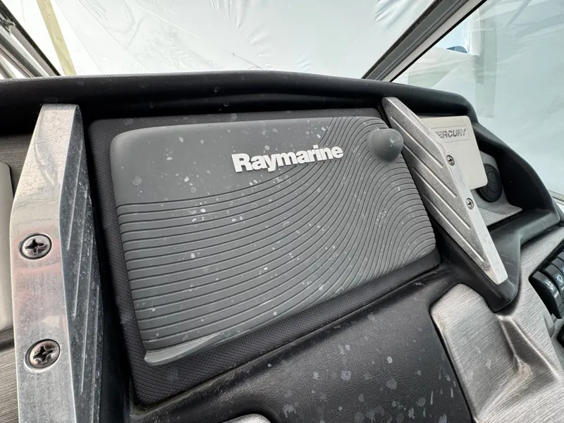 Slide: The Image of Raymarine display on 2016 Monterey 335 Sport Yacht dashboard. - 8