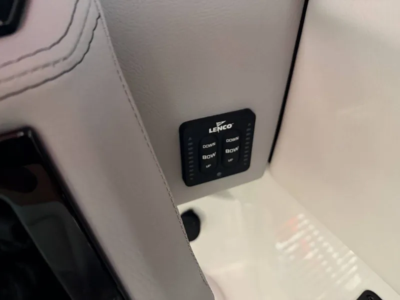 Slide: The Image of Lenco control panel in 2025 Cobalt R6 boat. - 33