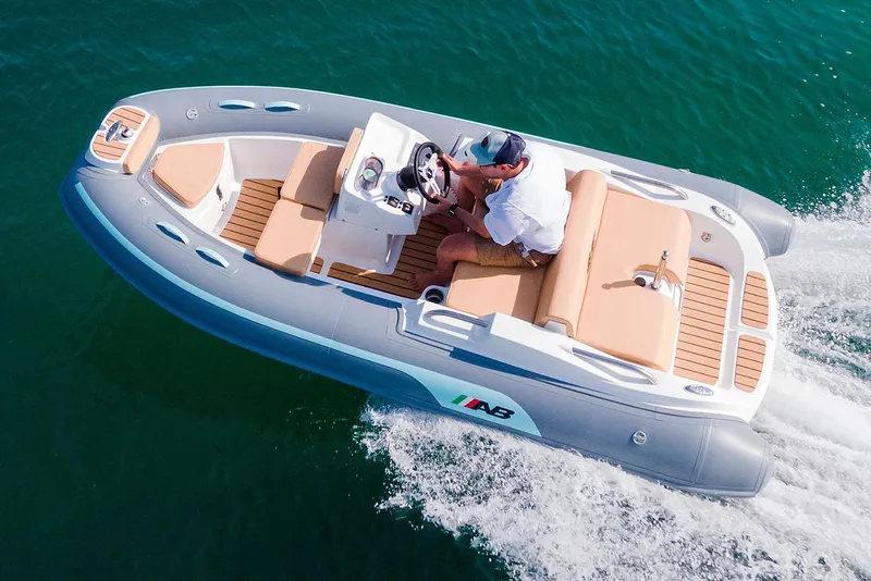 The Image of Manufacturer Provided Image: 2026 AB Inflatables ABJET 390XP on the water. - 1