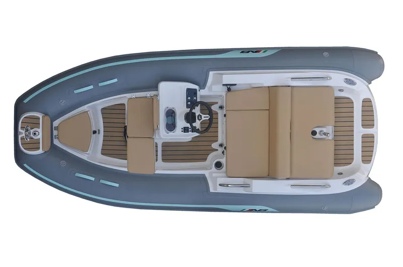 Slide: The Image of Manufacturer Provided Image: AB Inflatables ABJET 390XP 2026 inflatable boat, top view. - 3