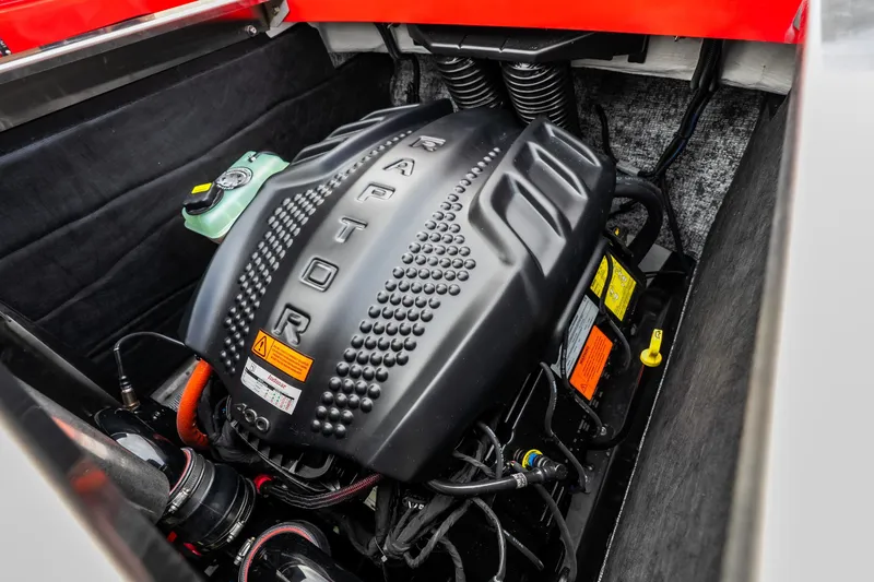 Slide: The Image of Engine compartment of 2026 MB B52 23 Classic boat with Raptor engine. - 13