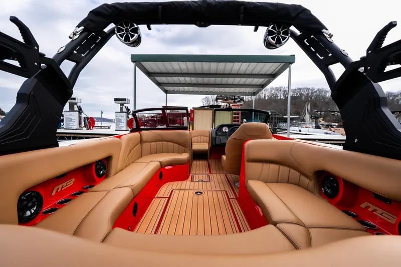 Slide: The Image of 2026 MB B52 23 Classic boat with luxurious tan seating and modern design. - 8