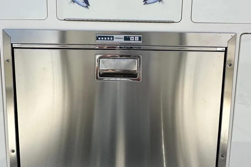 Slide: The Image of Stainless steel compartment on 2017 Hydra-Sports 4200 Siesta boat. - 8