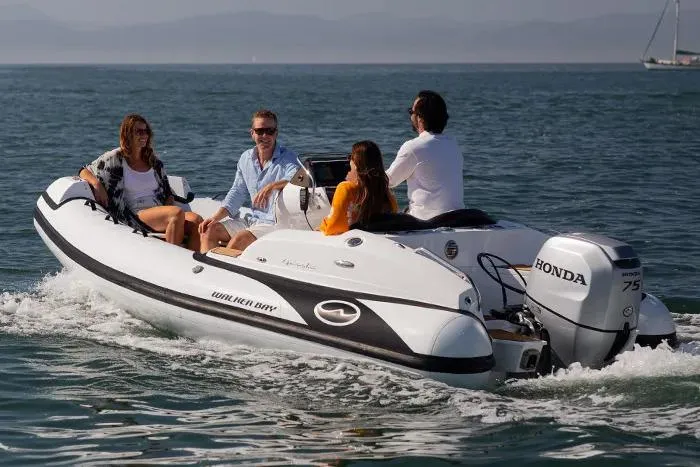 Slide: The Image of Manufacturer Provided Image: Walker Bay Generation 15 boat, 2026, on water with passengers. - 3