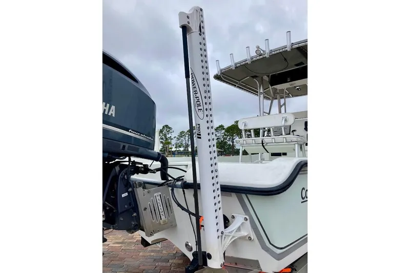 Slide: The Image of 2007 Coastal Bay 2310 boat with Yamaha motor and Power-Pole Pro II anchor system. - 17
