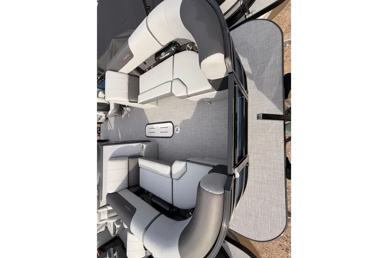 Slide: The Image of 2026 Veranda VR 235 RC boat interior with luxurious seating and modern design. - 4