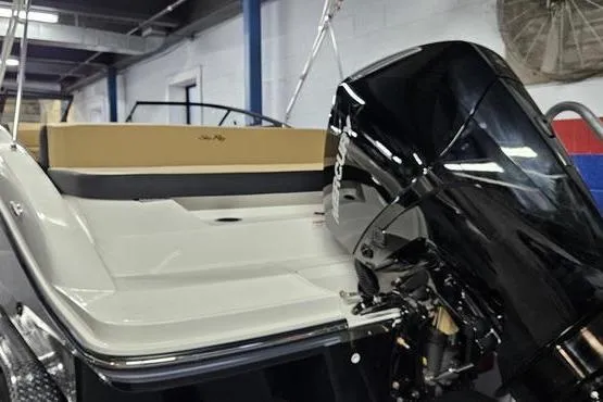 Slide: The Image of 2026 Sea Ray SPX 210 Outboard boat with sleek design and powerful engine. - 7