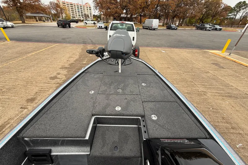 Slide: The Image of Dashboard of a 2018 Blazer 625 Pro Elite boat with gauges and ignition keys. - 44