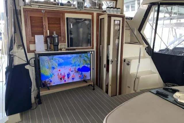 Slide: The Image of Aft Deck / New Flat screen / Norcold Refrigerator - 17