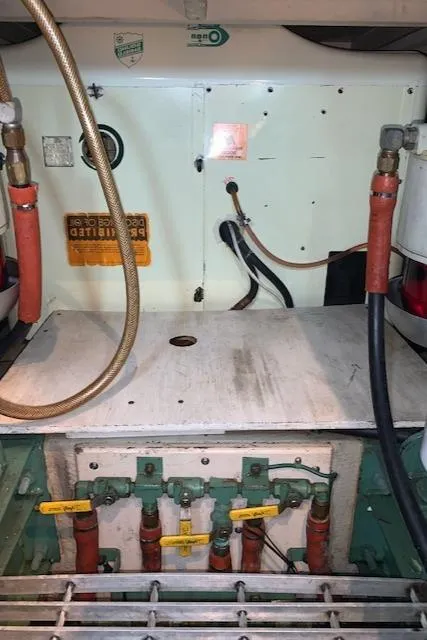 Slide: The Image of Engine Room Forward / 7.5 Westerbeke Generator - 35