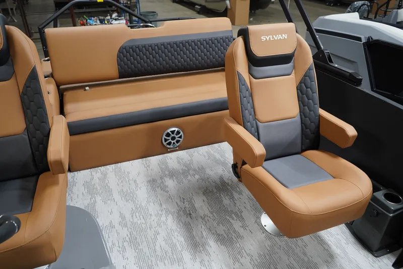 Slide: The Image of Interior of 2026 Sylvan L-3 ULZ with luxurious seating. - 12