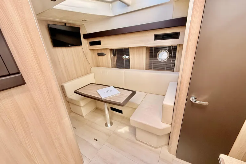 Slide: The Image of Interior of 2016 Cranchi M44 HT yacht with modern design and skylights. - 84