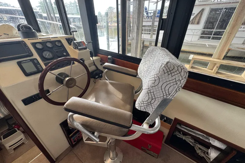 Slide: The Image of comfortable captain chair at the helm - 56