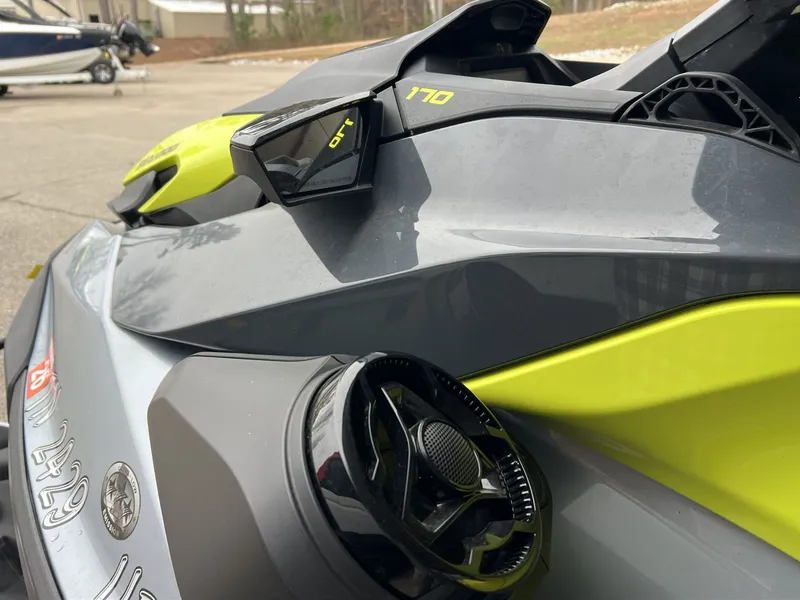 Slide: The Image of Close-up of a 2021 Sea-Doo Gti Se 170 Snd jet ski. - 11