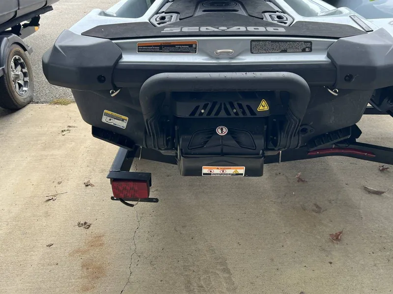 Slide: The Image of Rear view of a 2021 Sea-Doo Gti Se 170 Snd on a trailer. - 12