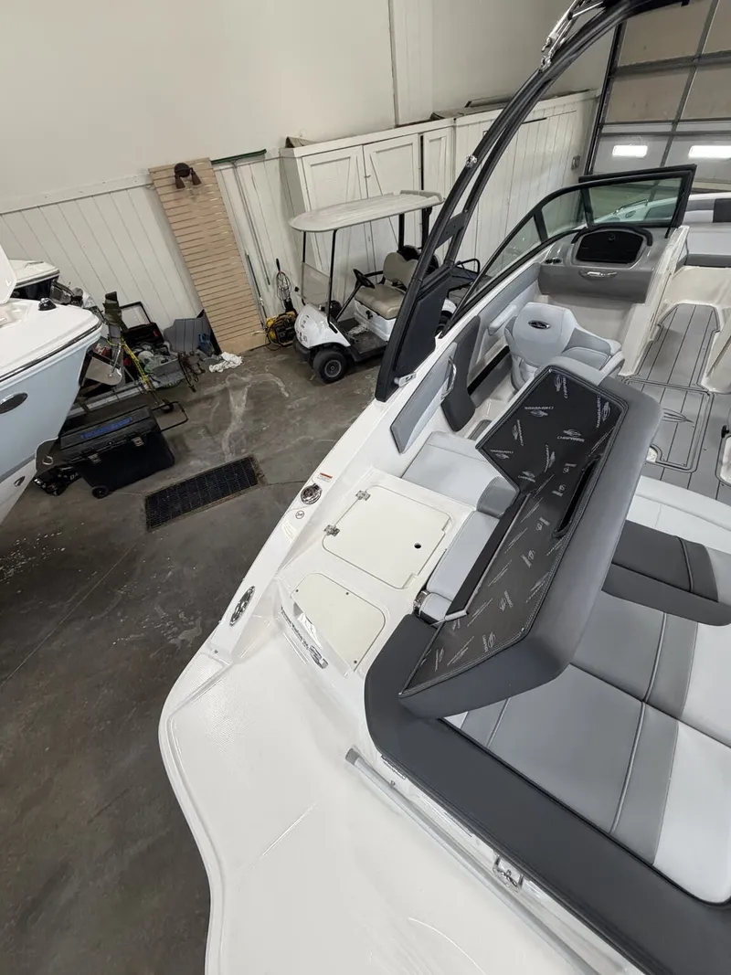 Slide: The Image of Interior view of Chaparral SSi 21 boat, model year 2026. - 6