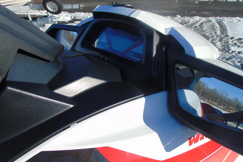 Slide: The Image of 2016 Yamaha WaveRunner VXR dashboard with snow in the background. - 11