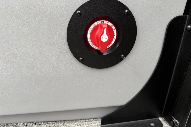 Slide: The Image of Red control knob on 2026 Bentley Pontoons Legacy 243 Navigator. - 14