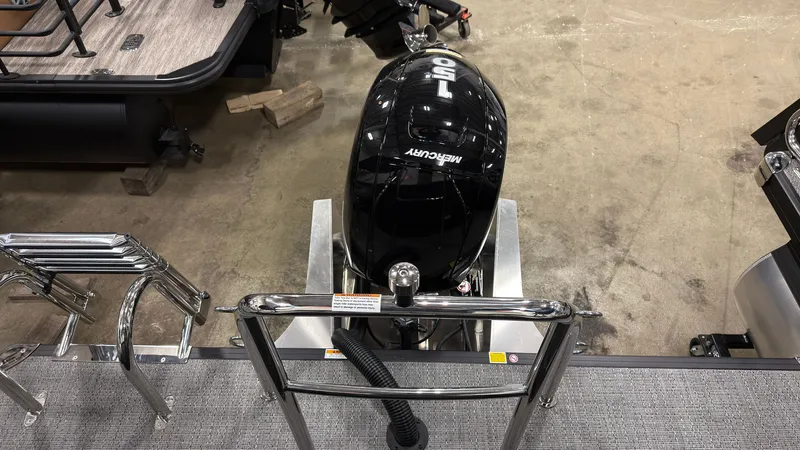 Slide: The Image of Barletta SANZA22QC 2026 with Mercury 150 outboard motor. - 20