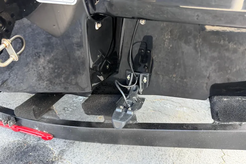 Slide: The Image of 2023 Tahoe T18 boat trailer hitch and wiring detail. - 27