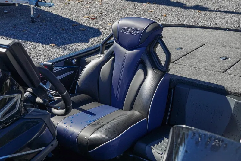 Slide: The Image of 2021 Skeeter FXR20 Apex boat seat with sleek design and modern features. - 18