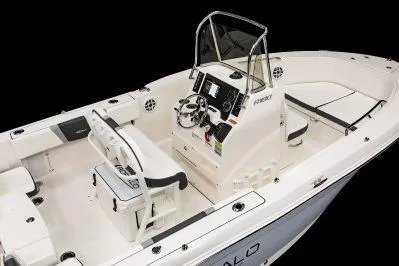 Slide: The Image of 2026 Robalo R180 Center Console boat with sleek design and modern features. - 6