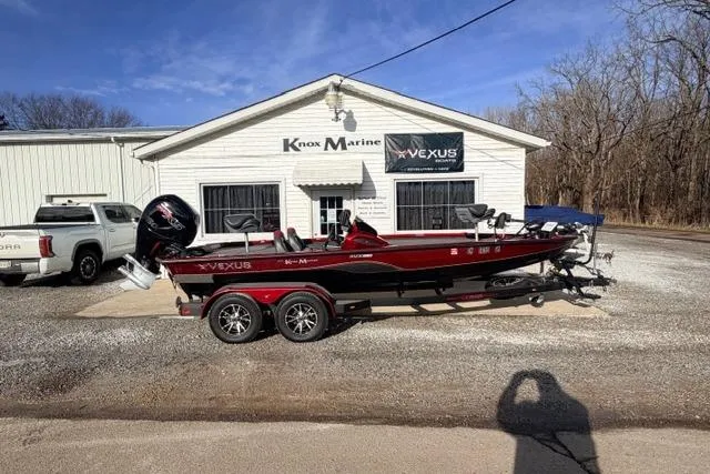 The Image of 2022 Vexus AVX1980 boat parked outside Knox Marine building. - 1