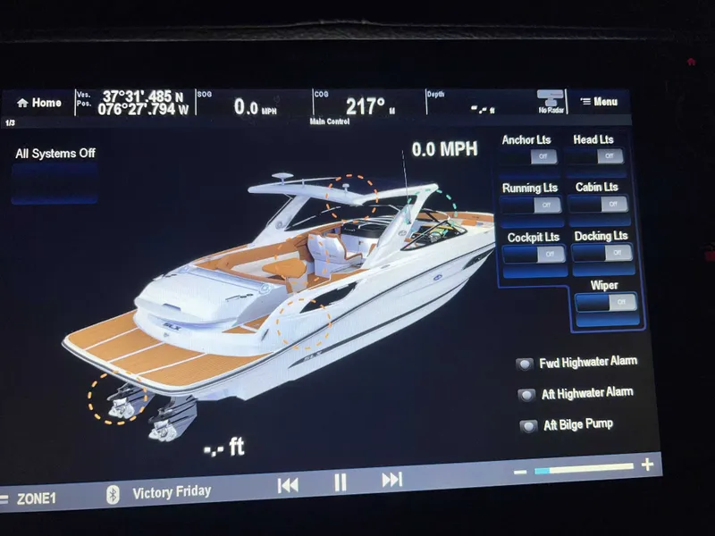 Slide: The Image of Sea Ray SLX 350 Outboard 2017 - 18
