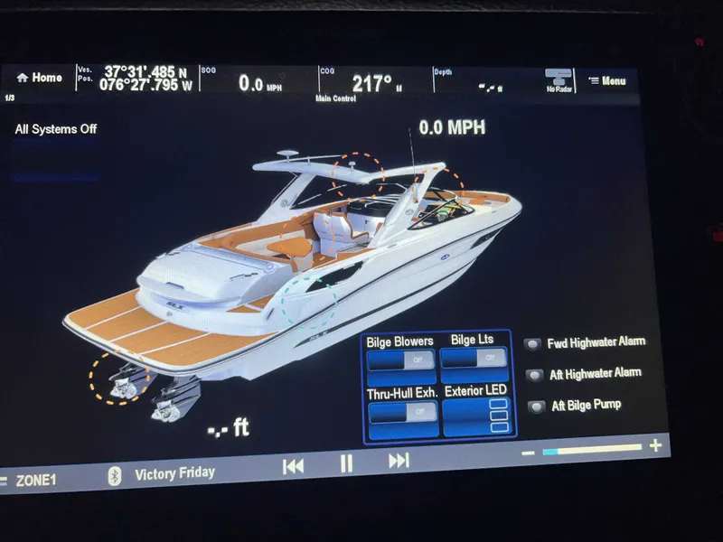 Slide: The Image of Sea Ray SLX 350 Outboard 2017 - 19