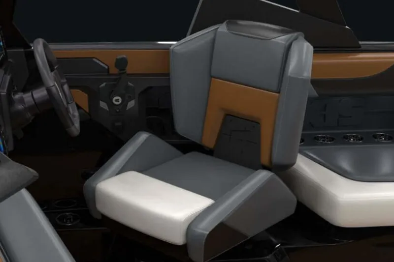 Slide: The Image of Trailer hitch of a 2023 Axis A24 boat on pavement. - 8