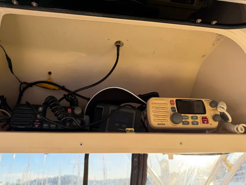 Slide: The Image of Radio equipment in 2004 Grady-White Express 330 boat. - 41