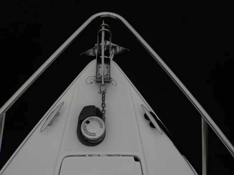 Slide: The Image of Bow of 2006 Formula 330 SS boat with anchor and chain. - 12