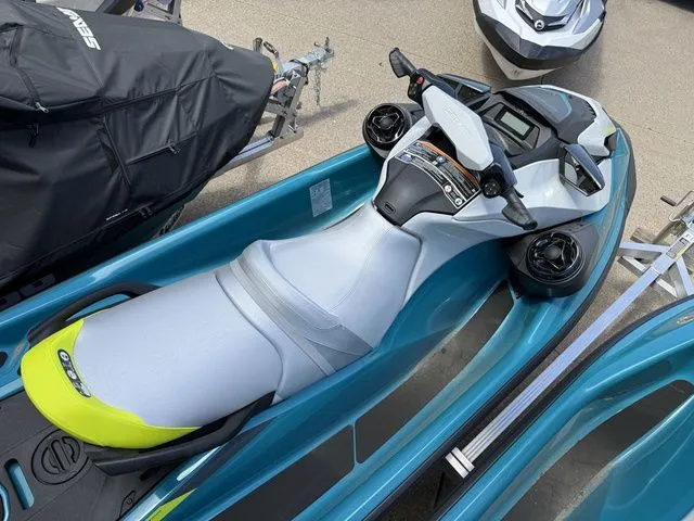Slide: The Image of 2026 Sea-Doo GTI SE 130 jet ski in blue and white. - 5