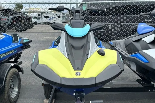 Slide: The Image of 2026 Yamaha WaveRunner Jetblaster Pro in blue and yellow. - 3