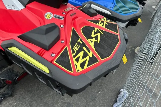 Slide: The Image of 2026 Yamaha WaveRunner JetBlaster Pro in red and nightshade. - 12