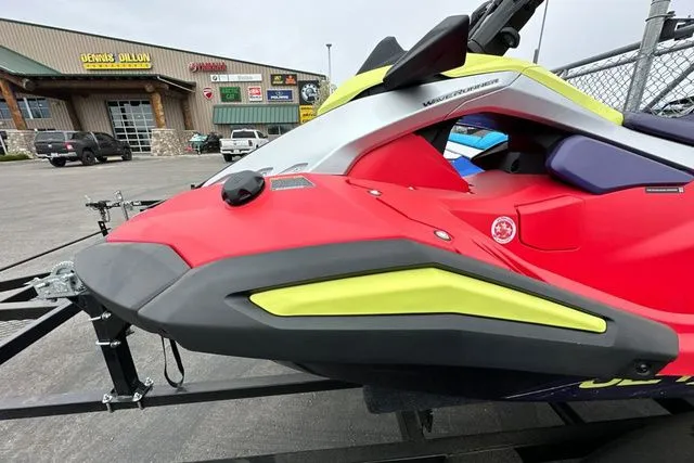 Slide: The Image of 2026 Yamaha WaveRunner JETBLASTER PRO in red and nightshade on trailer. - 25