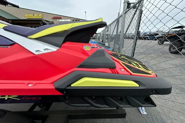 Slide: The Image of 2026 Yamaha WaveRunner JETBLASTER PRO in red and nightshade, side view. - 28