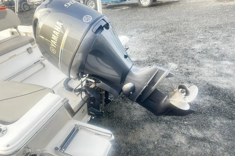 Slide: The Image of 2022 Key West 1720 Center Console with Yamaha 90HP outboard motor. - 12