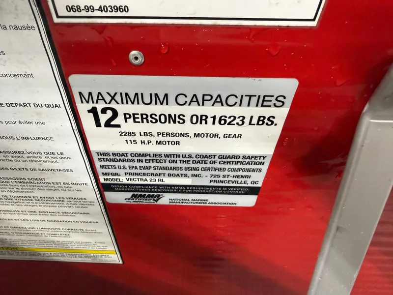 Slide: The Image of Princecraft Vectra 23 RL Dinette Swingback Pontoon & 115HP - $29995 2021 - 17
