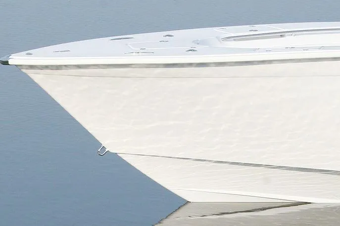 Slide: The Image of Manufacturer Provided Image: 2026 Cape Horn 32 T boat bow on calm water. - 5