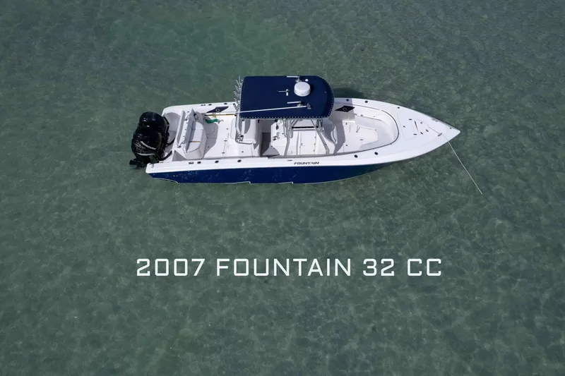 Slide: The Image of Fountain 32 Center Console 2007 - 9