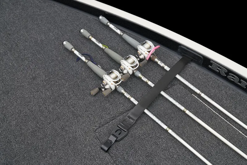 Slide: The Image of 2026 Ranger Z521R Cup-Equipped boat with open storage compartment on deck. - 23