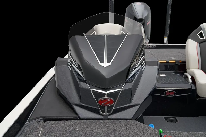 Slide: The Image of 2026 Ranger Z521R Cup-Equipped boat interior with sleek design and modern features. - 25