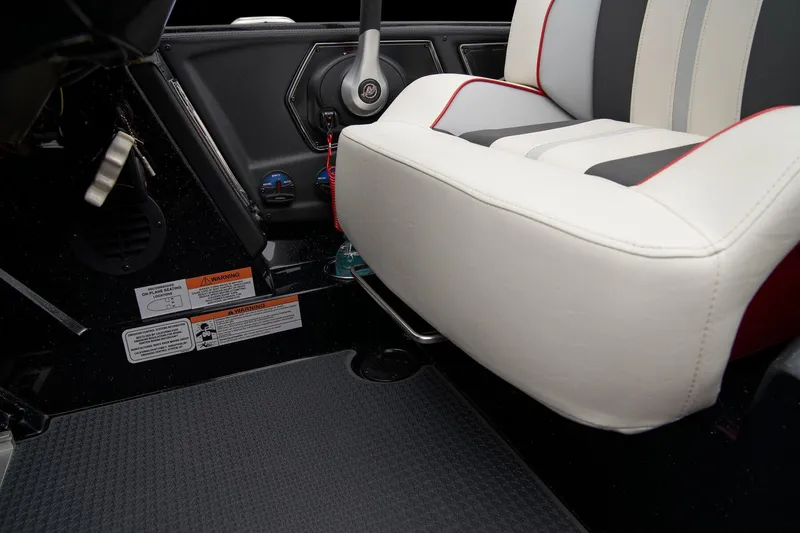 Slide: The Image of 2026 Ranger Z521R Cup-Equipped boat dashboard with Garmin navigation system. - 40