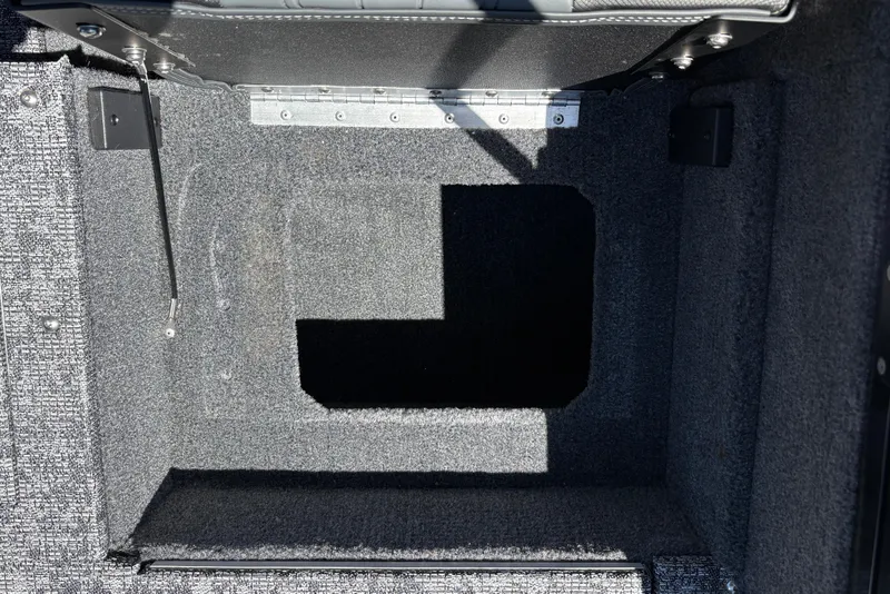 Slide: The Image of Interior storage compartment of 2026 Tracker Targa V-18 Combo boat. - 17