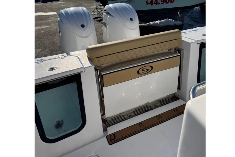 Slide: The Image of 2024 Sportsman Open 262 Center Console with dual engines. - 6